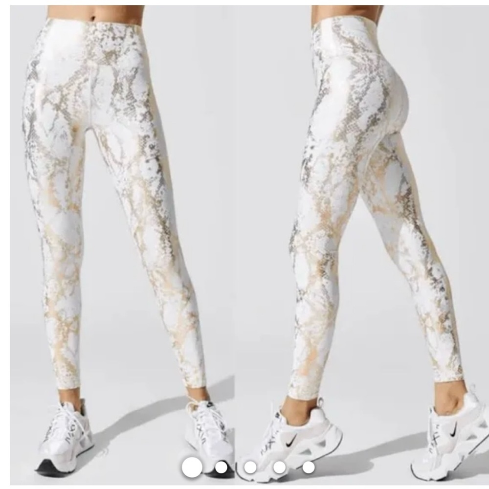 Carbon 38 Snakeskin Leggings.